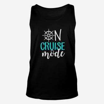On Cruise Mode Cruise Vacation Family Trendy Unisex Tank Top - Seseable