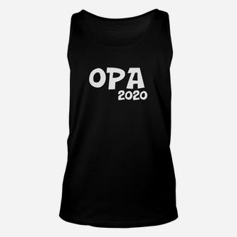 Opa 2020 Schwarzes Unisex TankTop mit weißer Schrift, Cooles Geschenk für Großväter - Seseable