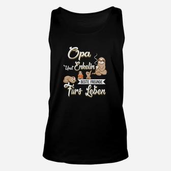 Opa und Enkelin Beste Freunde Unisex TankTop, Tierische Motive - Seseable