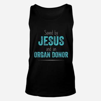 Organ Donor Christian Organ Transplant Saved By Jesus Unisex Tank Top - Seseable