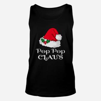 Original Christmas Pop Pop Claus Matching Pajama Santa Hat X-mas Sweater Unisex Tank Top - Seseable