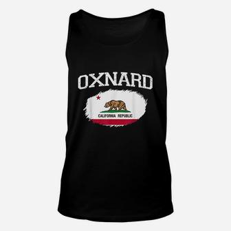 Oxnard Ca California Flag Vintage Usa Sports Unisex Tank Top - Seseable