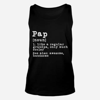 Pap Definition Funny Grandpa Grandfather Novelty Gift Unisex Tank Top - Seseable