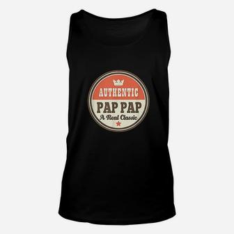 Pap Pap Grandpa Pappap Fathers Day Unisex Tank Top - Seseable