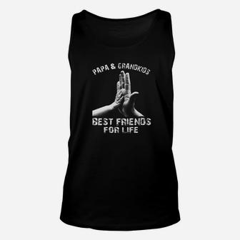 Papa And Grandkids Best Friends For Life Unisex Tank Top - Seseable