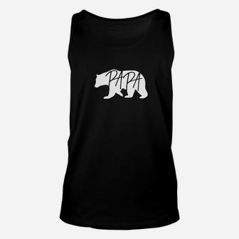 Papa Bear Graphic Premium, best christmas gifts for dad Unisex Tank Top - Seseable