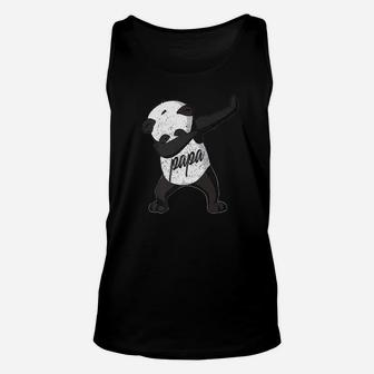 Papa Bear Panda, best christmas gifts for dad Unisex Tank Top - Seseable