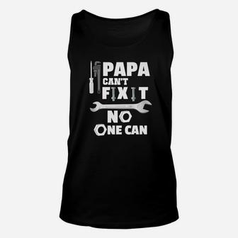 Papa Cant Fix, best christmas gifts for dad Unisex Tank Top - Seseable