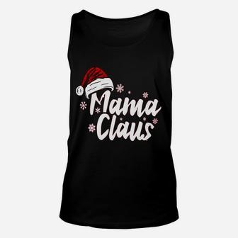 Papa Claus And Mama Claus Santa Hat Christmas Unisex Tank Top - Seseable