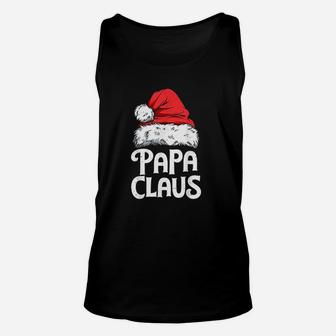 Papa Claus Christmas Dad Santa Family Matching Pajamas Xmas Unisex Tank Top - Seseable