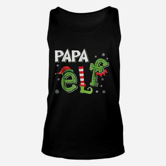 Papa Elf Christmas Family Unisex Tank Top - Seseable