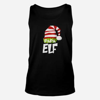 Papa Elf Family Christmas Shirt Matching Xmas Pajama Gift Unisex Tank Top - Seseable
