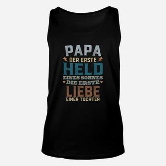 Papa Erster Held & Erste Liebe Unisex TankTop für Söhne und Töchter - Seseable