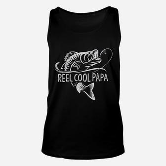 Papa Fishing Dad Gifts Fathers Day Fisherman Fish Unisex Tank Top - Seseable