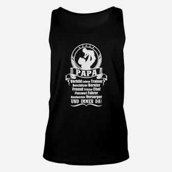 Papa Held und Berater Unisex TankTop, Inspirierendes Vatertagsgeschenk - Seseable