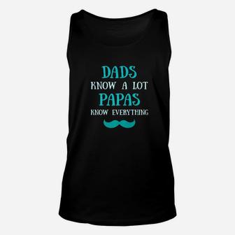 Papa Know Everything, dad birthday gifts Unisex Tank Top - Seseable