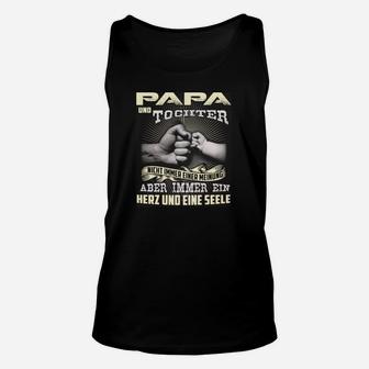 Papa Tochter Herz und Seele Verbundenheits-Unisex TankTop - Seseable