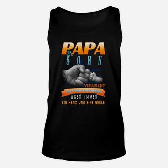 Papa und Sohn Herz und Seele Unisex TankTop, Familienbande Design - Seseable