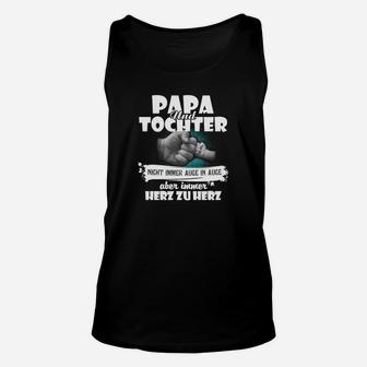 Papa und Tochter Herz-zu-Herz Unisex TankTop, Familienbande Design - Seseable