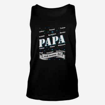 Papa Wortwolke Design Unisex TankTop, Liebevolle Beschreibungen für Väter - Seseable