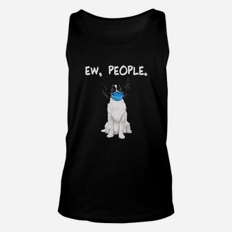 Papillon Ew People Dog, best christmas gifts for dad Unisex Tank Top - Seseable