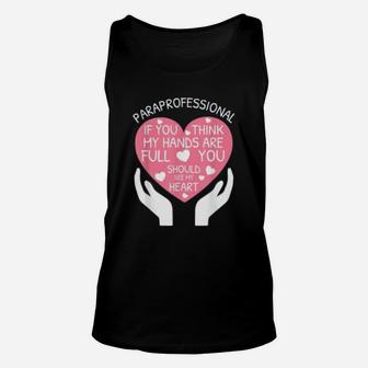 Paraprofessional Inspired Parapro Related Unisex Tank Top - Seseable