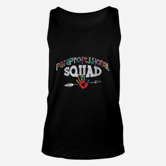 Paraprofessional Squad Gift Paraprofessional Gift Unisex Tank Top - Seseable
