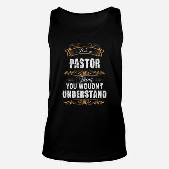 Pastor Shirt, Pastor Family Name, Pastor Funny Name Gifts T Shirt Unisex Tank Top - Seseable