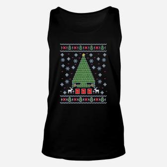 Periodic Tree Table Of Elements Science Ugly Christmas Unisex Tank Top - Seseable