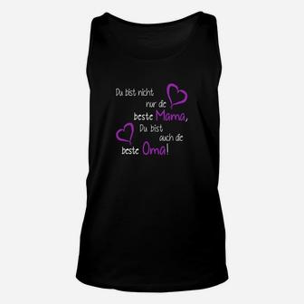 Personalisiertes Damen-Unisex TankTop Beste Mama & Oma, Einzigartiges Design - Seseable