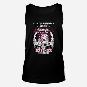 Personalisiertes Geburtstags-Unisex TankTop für Frauen, September Motiv - Seseable