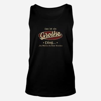 Personalisiertes 'Große Ding' Spruch Unisex TankTop für Kenner - Seseable