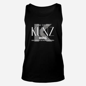 Personalisiertes Kunz Ding Unisex TankTop mit lustigem Spruch - Seseable