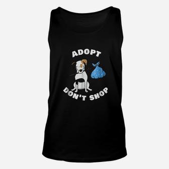 Pet Adoption For Dog Rescuers Dont Stop Unisex Tank Top - Seseable