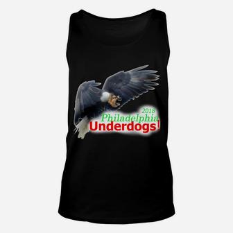 Philadelphia Underdogs 2018 Funny Eagle With Dog Head Unisex Tank Top - Seseable