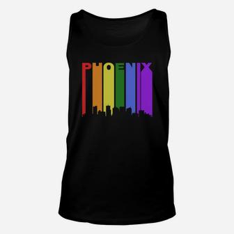 Phoenix Gay Pride Rainbow Cityscape Lgbt Unisex Tank Top - Seseable