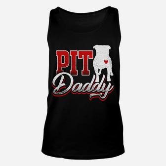 Pit Bull Dog Funny Pit Daddy Gift For Dog Lover Unisex Tank Top - Seseable