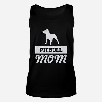 Pitbull Mom Dog Moms Unisex Tank Top - Seseable