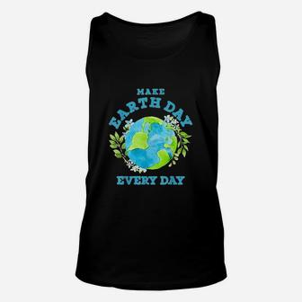 Planet Earth Day Every Day Climate Change Environmentalist Unisex Tank Top - Seseable