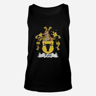 Pohl Family Crest German Family Crests Unisex Tank Top - Seseable
