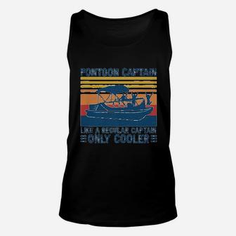 Poontoon Captain Like A Regular Captain Only Cooler Unisex Tank Top - Seseable