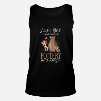 Pottery Dogs Funny Dogs Potter Dog Lover Gift Unisex Tank Top - Seseable