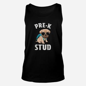 Prek Stud Teacher Gift First Day Of Preschool Back To School Cute Pug Dog Lover Unisex Tank Top - Seseable