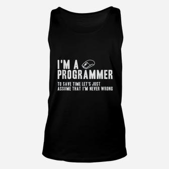 Programmer Is Always Right Programmer Gift Unisex Tank Top - Seseable