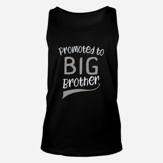 Promoted To Big Brother Bro Sibling Pregnancy Announcement Unisex Tank Top - Seseable