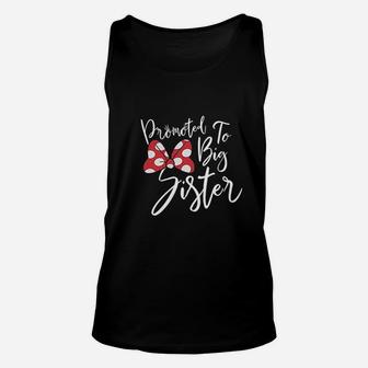 Promoted To Big Sister Letters Print Kids Unisex Tank Top - Seseable