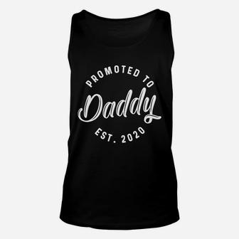 Promoted To Daddy 2020 Fathers Day Unisex Tank Top - Seseable