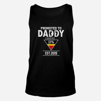 Promoted To Daddy Est 2019 Soon To Be Daddy Shirt Unisex Tank Top - Seseable