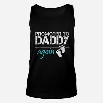 Promoted To Daddy Est, best christmas gifts for dad Unisex Tank Top - Seseable