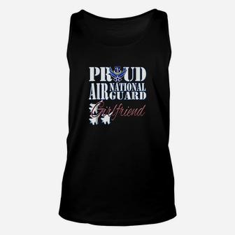 Proud Air National Guard Girlfriend Air Force Military Unisex Tank Top - Seseable